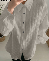 Blissful Mushroom Grey Textured Regular Fit Shirt