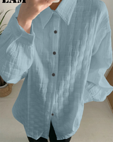 Pacific Blue Textured Regular Fit Shirt